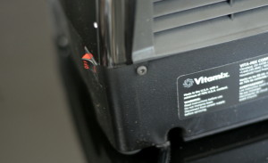 vitamix pro 300 on off switch
