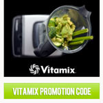 Vitamix promotion code button sidebar