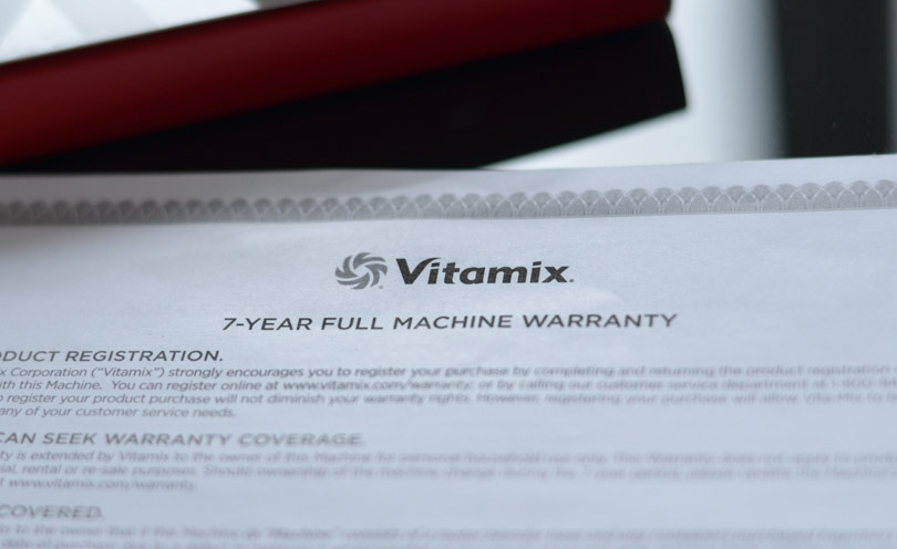 Vitamix warranty