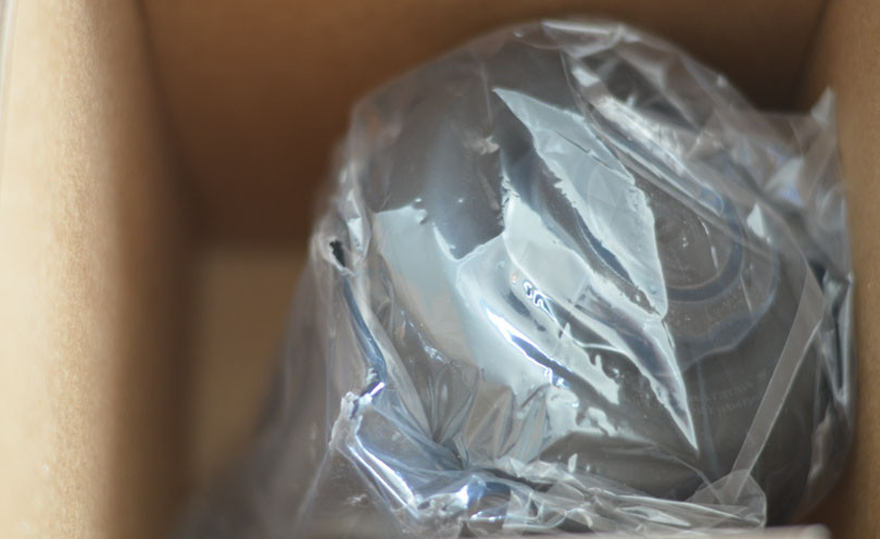 S30's plastic wrapped mini container.