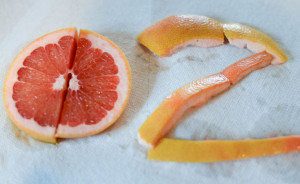 Dr. Oz made with grapefruit slices.