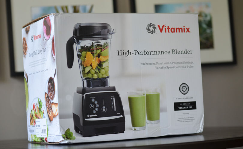 Front of the Vitamix 780 box.