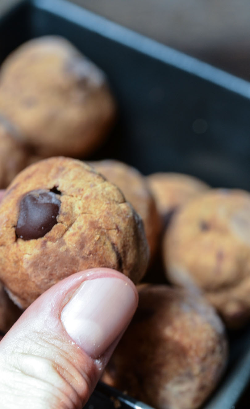 Chickpea cookie dough balls.