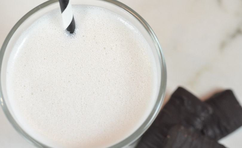 Cashew milk made in our Vitamix.