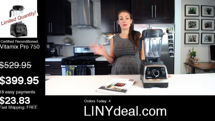 Shalva discussing the Vitamix pro 750 deal in August 2017.