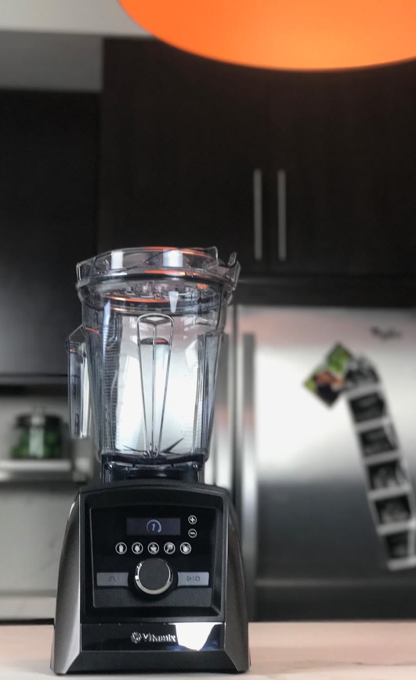 Vitamix A3500 with Black Stainless Metal finish in the Life is NOYOKE kitchen.