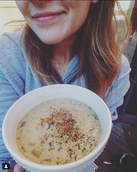 Wild rice soup Katie H