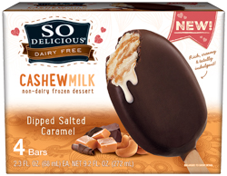 so delicious dipped salted caramel ice cream bars