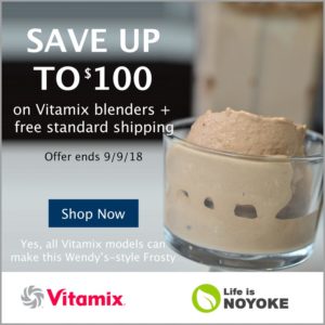 Vitamix back to school sale 2018 save $100 buy through Life is NOYOKE.