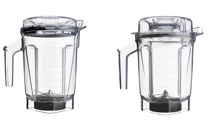 64 oz and 2-litre vitamix containers with Self Detect