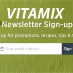 vitamix newsletter signup